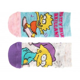 Calcetas The Simpsons para Niña (2 Pares)