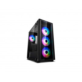 Gabinete Deepcool Matrexx 50 Negro Argb Eatx S/fuente Cristal color Negro