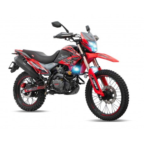 Motocicleta Veloci Xeverus Pro XR2 250 GPS Rojo