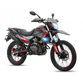 Motocicleta Veloci Xeverus Pro XR2 250 GPS Negro / Rojo