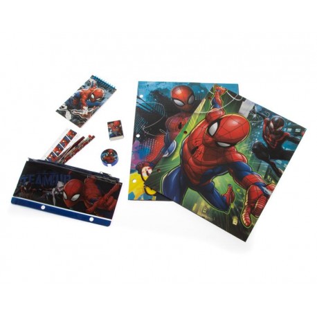 Set de Cuaderno y Accesorios Escolares Marvel