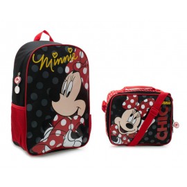 Set de Mochila y Lonchera Disney Minnie Mouse