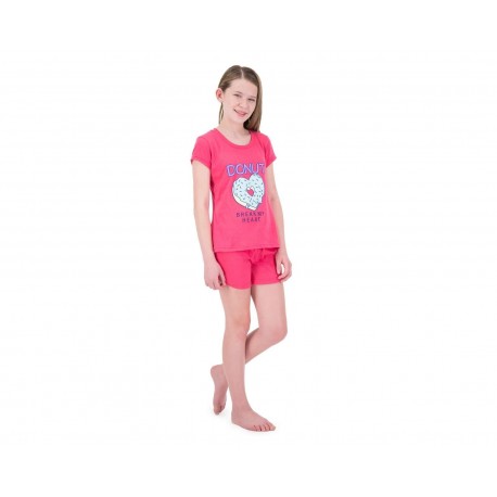 Pijama color Coral marca Girls Attitude Juvenil