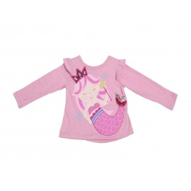 Playera Baby Colors Rosa para Bebé Niña