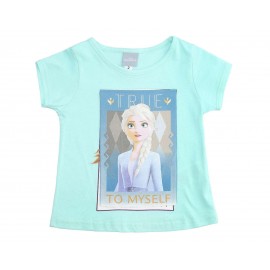 Playera Cuello Redondo marca Disney Frozen para Niña