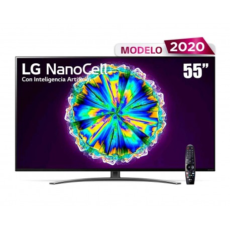 Pantalla LED LG 55" Ultra HD 4K Smart TV AI ThinQ 55NANO86UNA